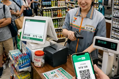 便利商店結帳(手機) 縮圖