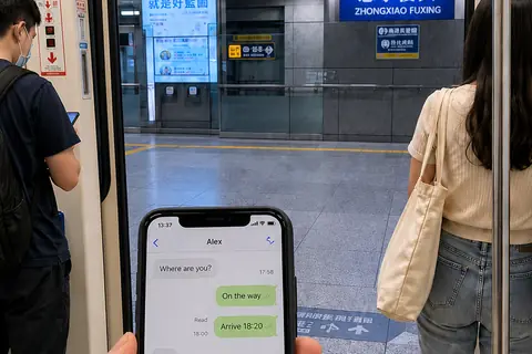 捷運車廂(手機) 縮圖