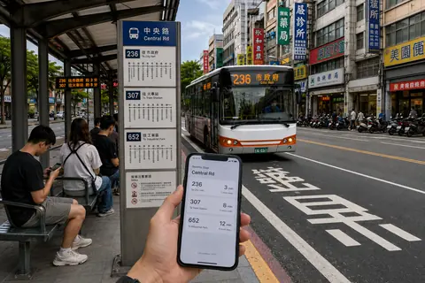 公車候車 縮圖